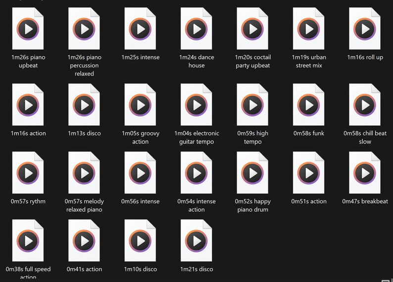 25 Royaltyfree Music Loops Pack 1. MP3 Music. Music for Projects and