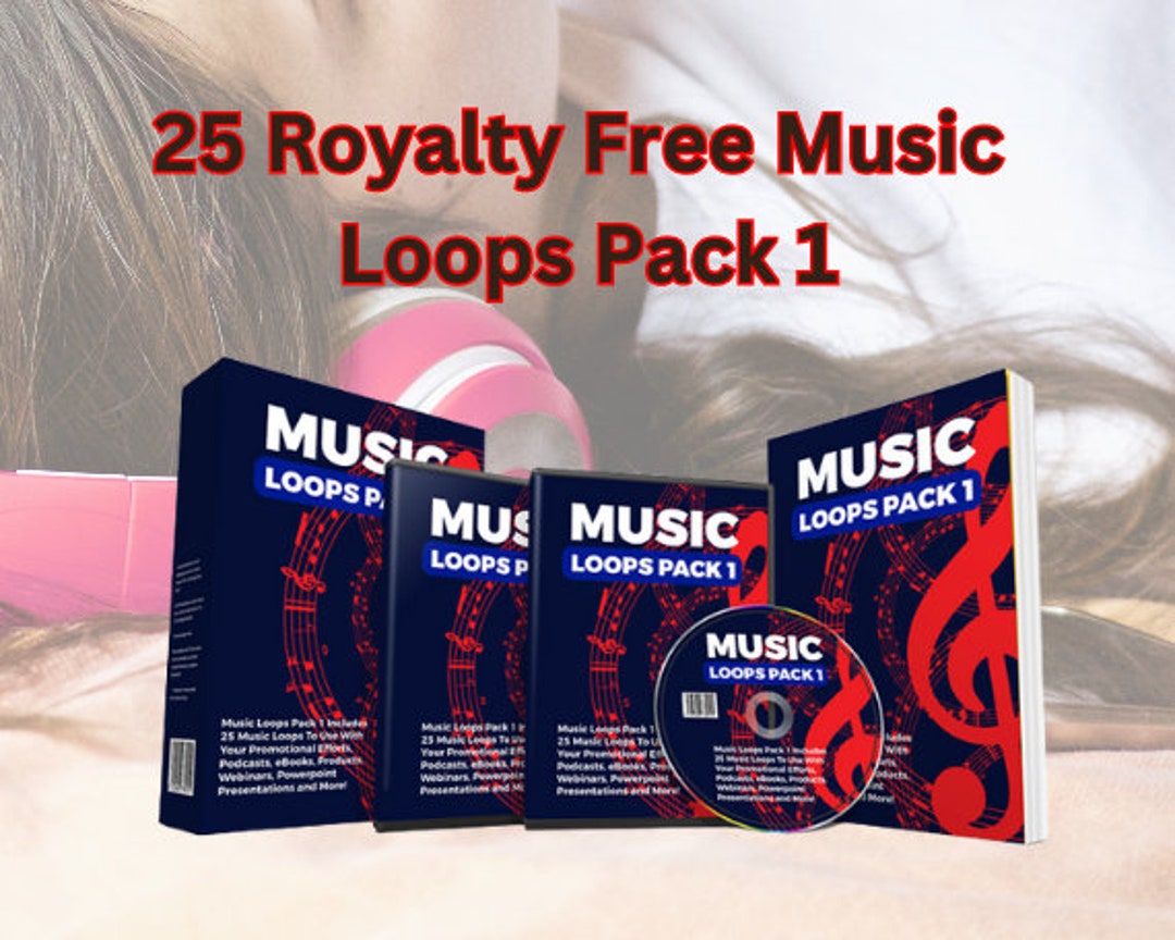 25 Royalty-free Music Loops Pack 1. MP3 Music. Music for Projects and