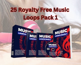 25 Royalty-Free Music Loops Pack 1. MP3 Music. Music for Projects and Videos. Backing Music.