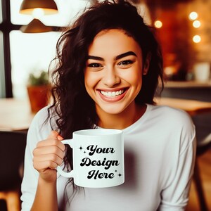 Mug Model Mockup White Coffee Cup Mock up 11oz Cup Stock Photo Coffee Cup Mockup Digital Download Winter Coffee Mug Mockup