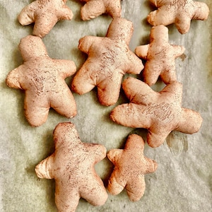 Primitive Gingerbread Men Sewing Pattern PDF, Filling Bowls or Sitting ...