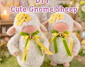 DIY Wichtel Schaf Schnittmuster, Wichtel Handwerk