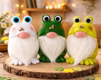 Frosch Wichtel Schnittmuster - Schritt-für-Schritt Fotoanleitung als PDF-Download