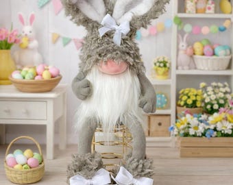 Bunny Gnome Sewing Pattern – DIY Photo Tutorial (PDF Download)