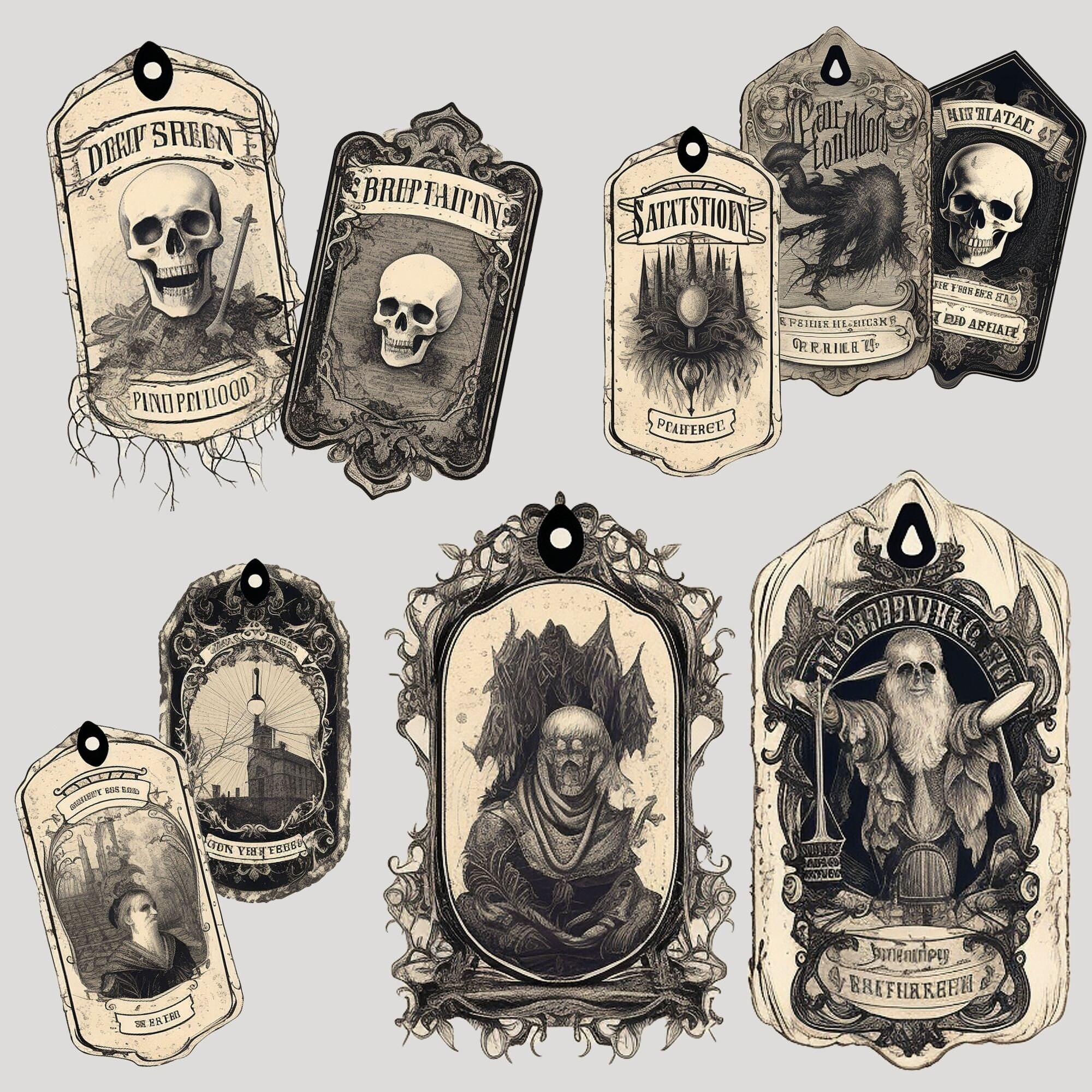 12 Printable Potion Bottle Labels, Apothecary Labels, Bottleful Fussy ...