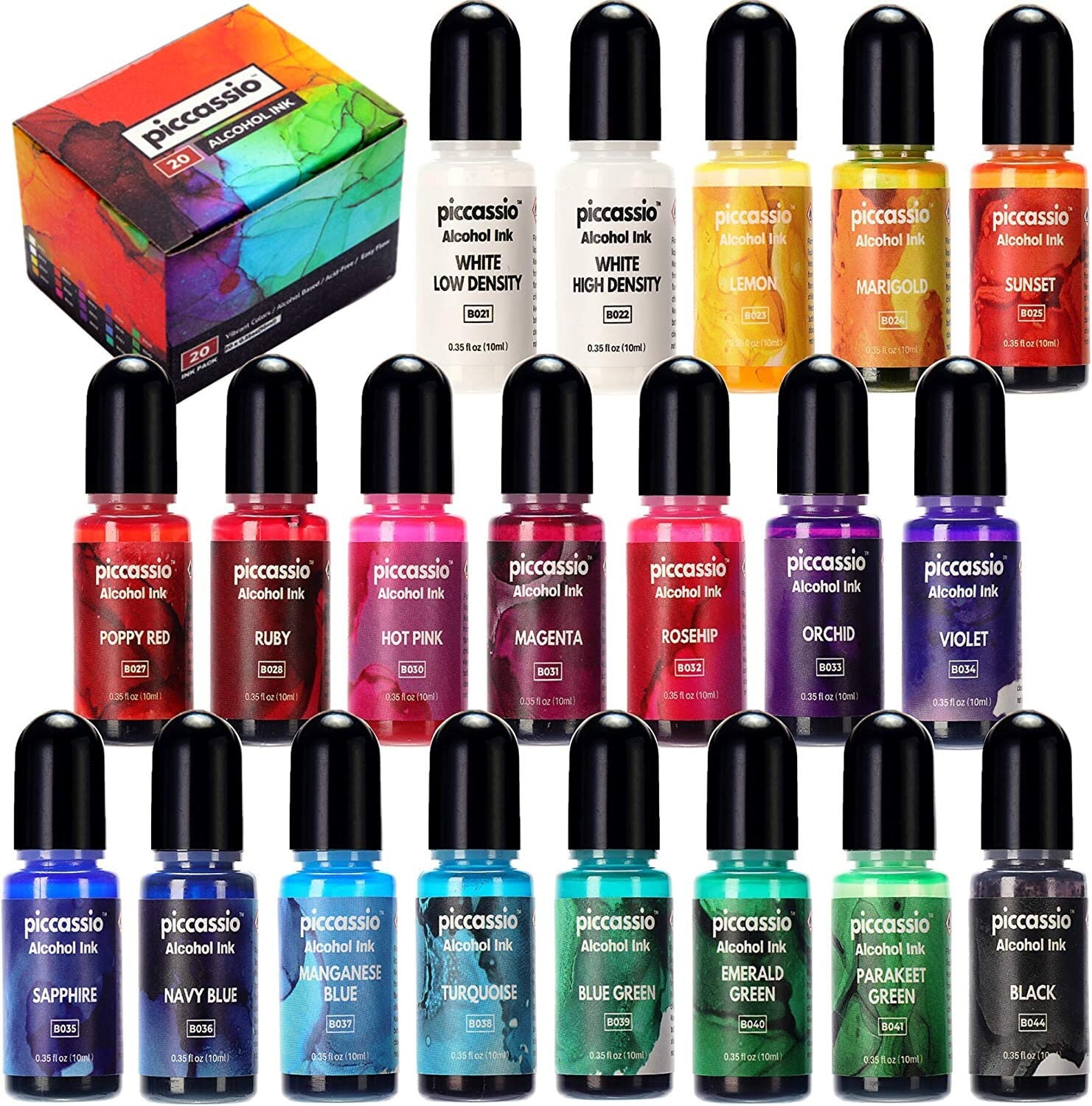 Beginners Alcohol Ink Craft Box Decorative Alcohol Ink Art -  UK in  2023