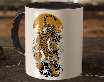 Mok van de Koffie van het Portret van de Tijger | Tijger mok | Tijgerbeker | Tijger cadeau voor haar | Tijger cadeau voor hem | Cadeau voor tijgerliefhebbers