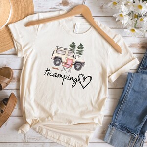 Camping Life Women&#39;s Jersey Short Sleeve Tee, Camp Life Shirt, Camp Therapy, Outdoors T-shirt, Women&#39;s T-shirt