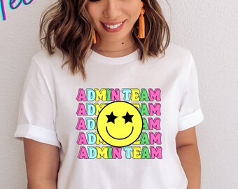 Hoofdassistent Hoofddocent Unisex jersey T-shirt met korte mouwen, beheerder beheerder T-shirt, schoolleider T-shirt, beheerdersteam