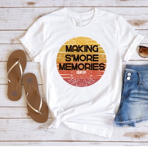 Camping T-shirt Unisex Jersey Short Sleeve Tee