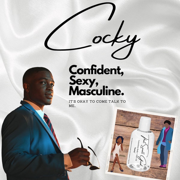 Cocky Body Oil | Body Care For Men | Gifts For Him | Moisturizer | Cologne | Beard Oil