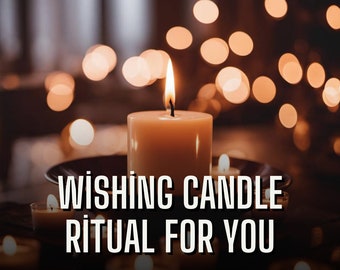 Make a Wish, Magical Candle Burning Service for Your Wishes, Powerful Candle Ritual - Same Day