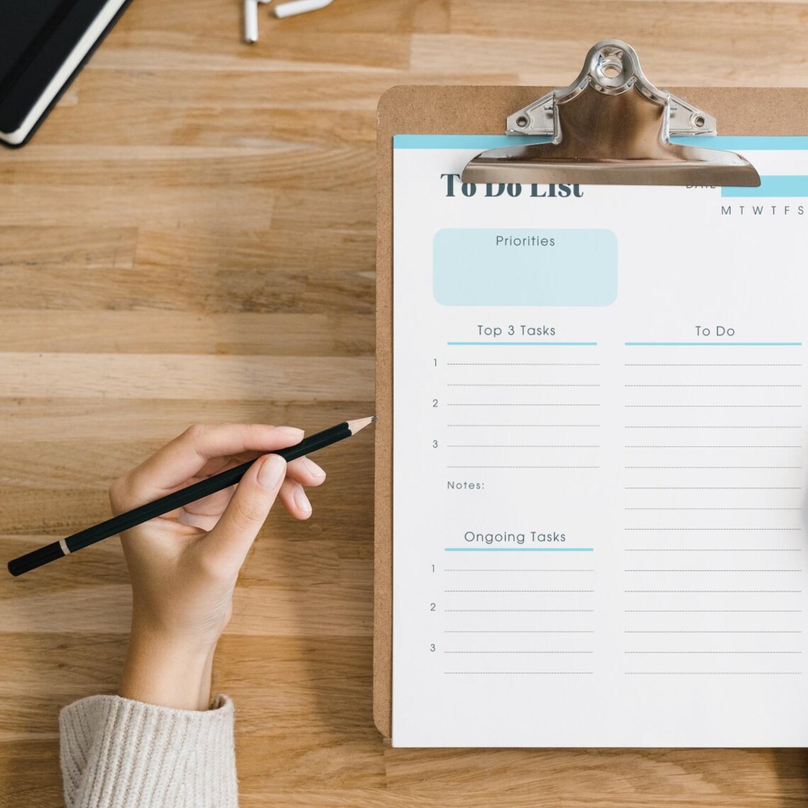 Printable to Do List, Daily List, PDF Planner, A4 Task List, Print at ...