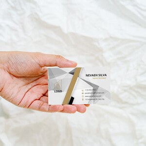 Geometric Business Card designs || Editable Business Cards || Business card ideas || Business card template