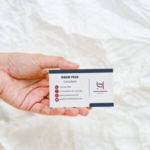 Modern Consultant Business Card designs || Editable Business Cards || Business card ideas || Business card template