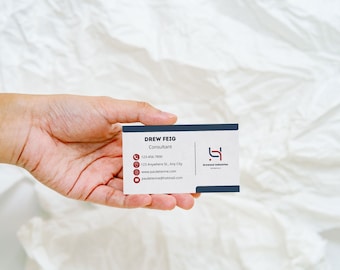 Modern Consultant Business Card designs || Editable Business Cards || Business card ideas || Business card template