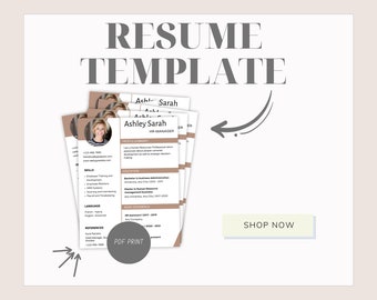 Recruiting HR Resume || Editable template || CV template word || professional resume || resume builder template