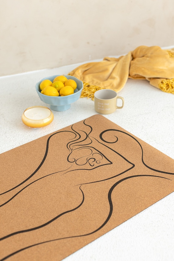 "Iyla" Cork Yoga Mat,