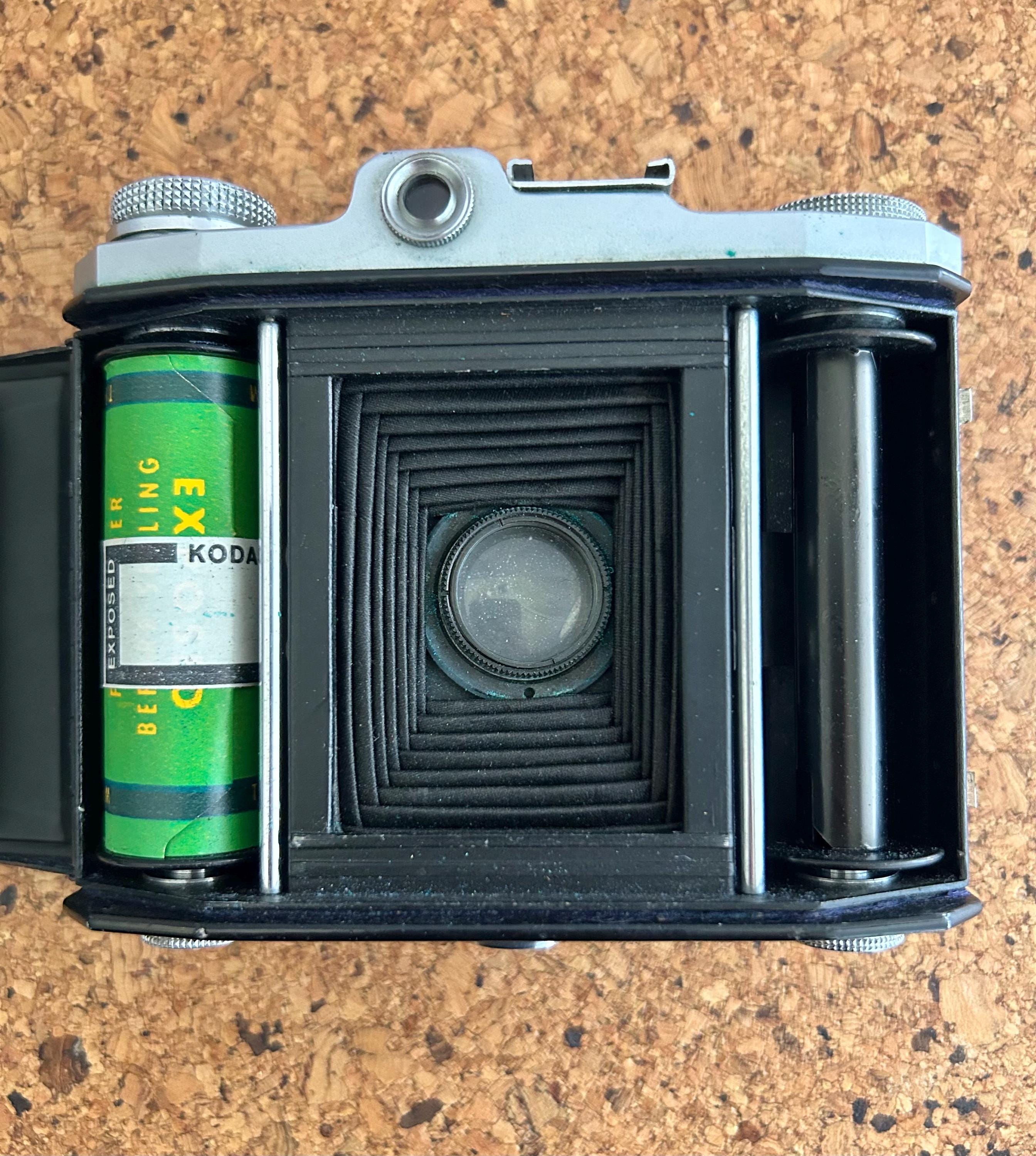 カメラ OKAKO Waltax Waltax Okako Tokyo Kolex Vertical Foldable Camera With Case