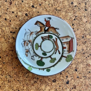 Crown Staffordshire Hunting Scene - Etsy