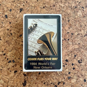 Ozark Airlines vintage 1984 World’s Fair New Orleans playing cards unopened