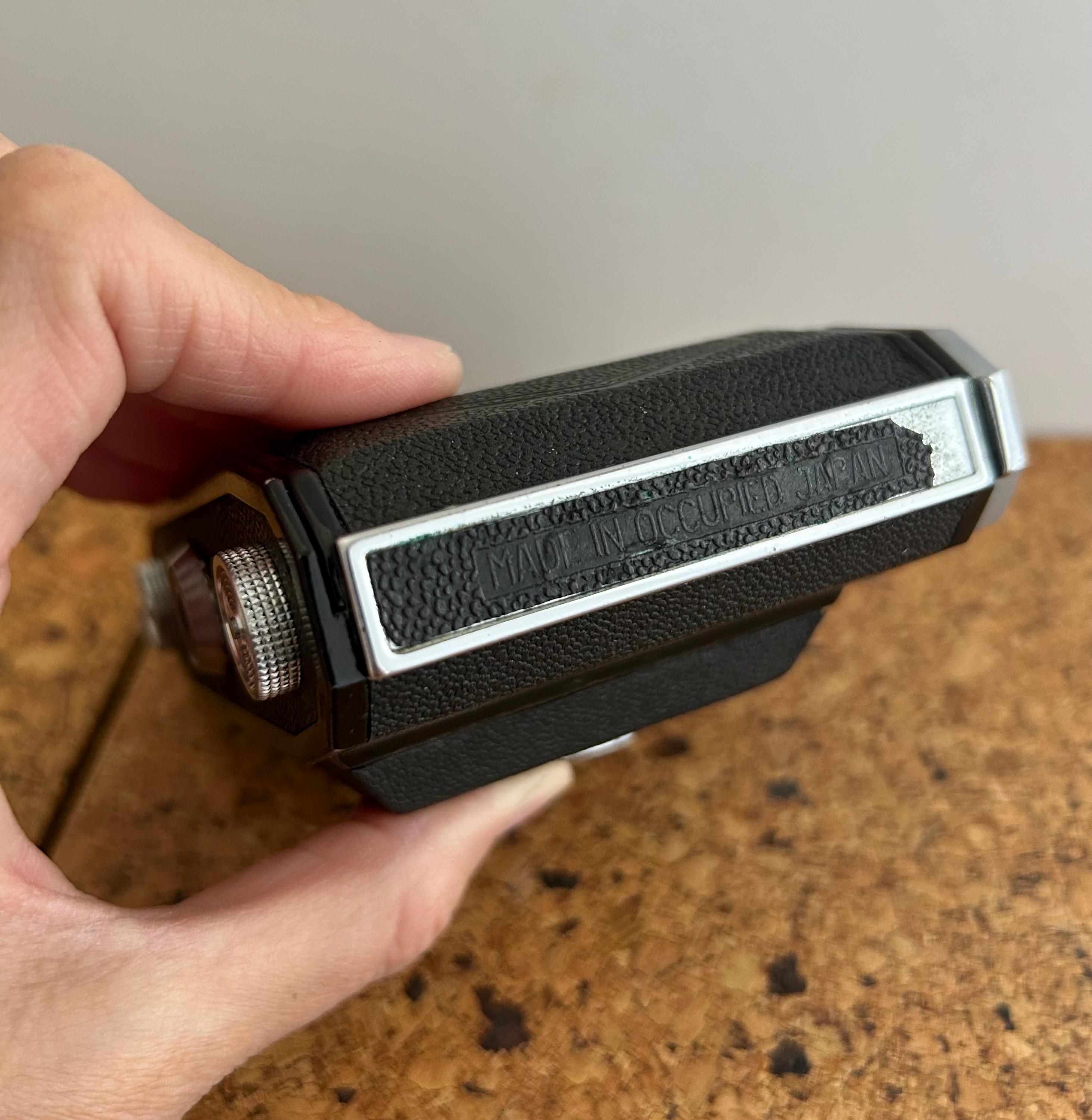 Waltax Okako Tokyo Kolex Vertical Foldable Camera With Case 1950s