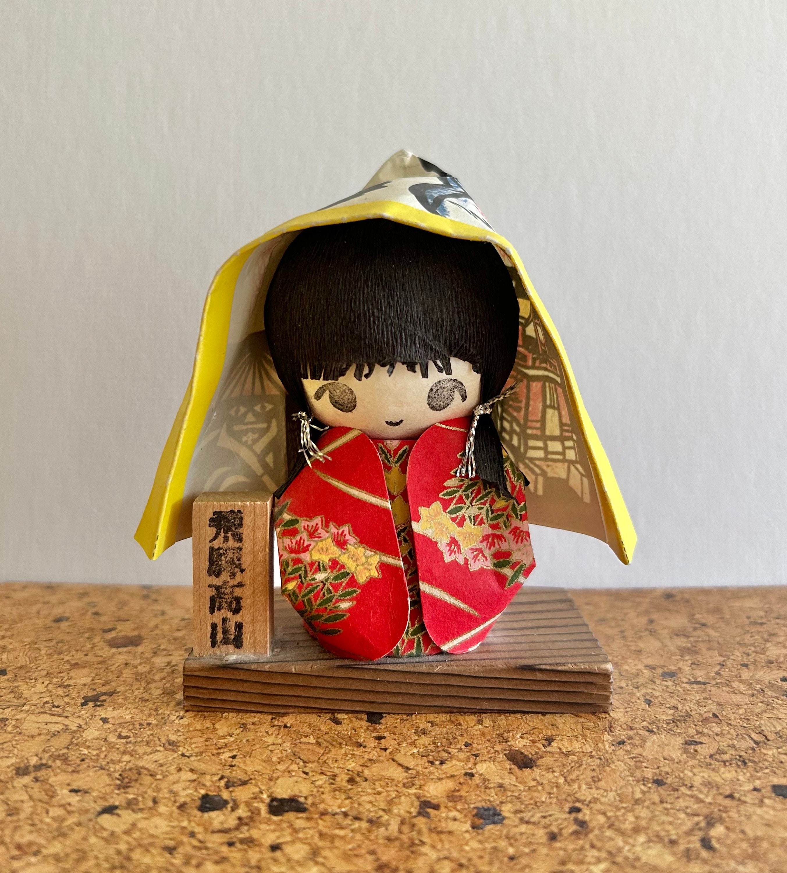 Hida Takayama Japan Souvenir Doll in Paper Kimono - Etsy