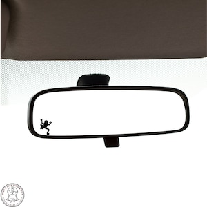 Frog Mini Decal- Frog Decal, Frog Mini, Rearview Mirror Decal, Mini Decal, Easter Egg, Indoor/Outdoor Vinyl, Many Colors, FREE SHIPPING