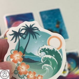 Surfing Stickers, Summer Stickers, Random Sticker Packs 10/20/50 Pieces, NO REPEATS, Waterproof, Fade Resistant, Free Shipping