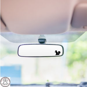 Squirrel Mini Decal, Rodent Mini Decal, Rearview Mirror Decal, Mini Decal, Easter Egg, Indoor/Outdoor Vinyl, Many Colors, FREE SHIPPING
