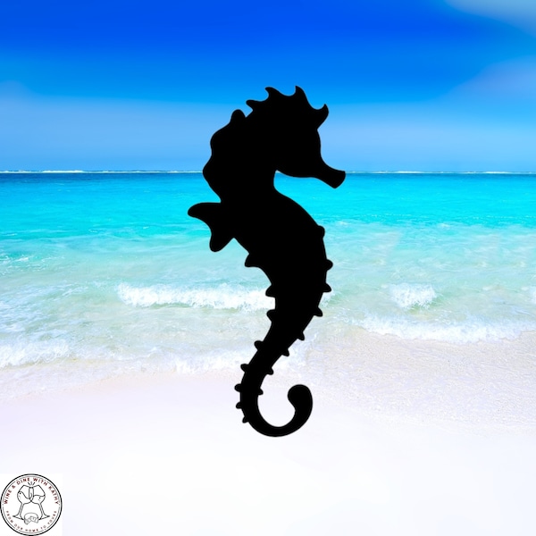 Seahorse Decal, Seahorse Wall Decal, Car Decal, Wall Decal, Indoor/Outdoor, Waterproof, Vinyl, Many Colors & Sizes, FREE SHIPPING