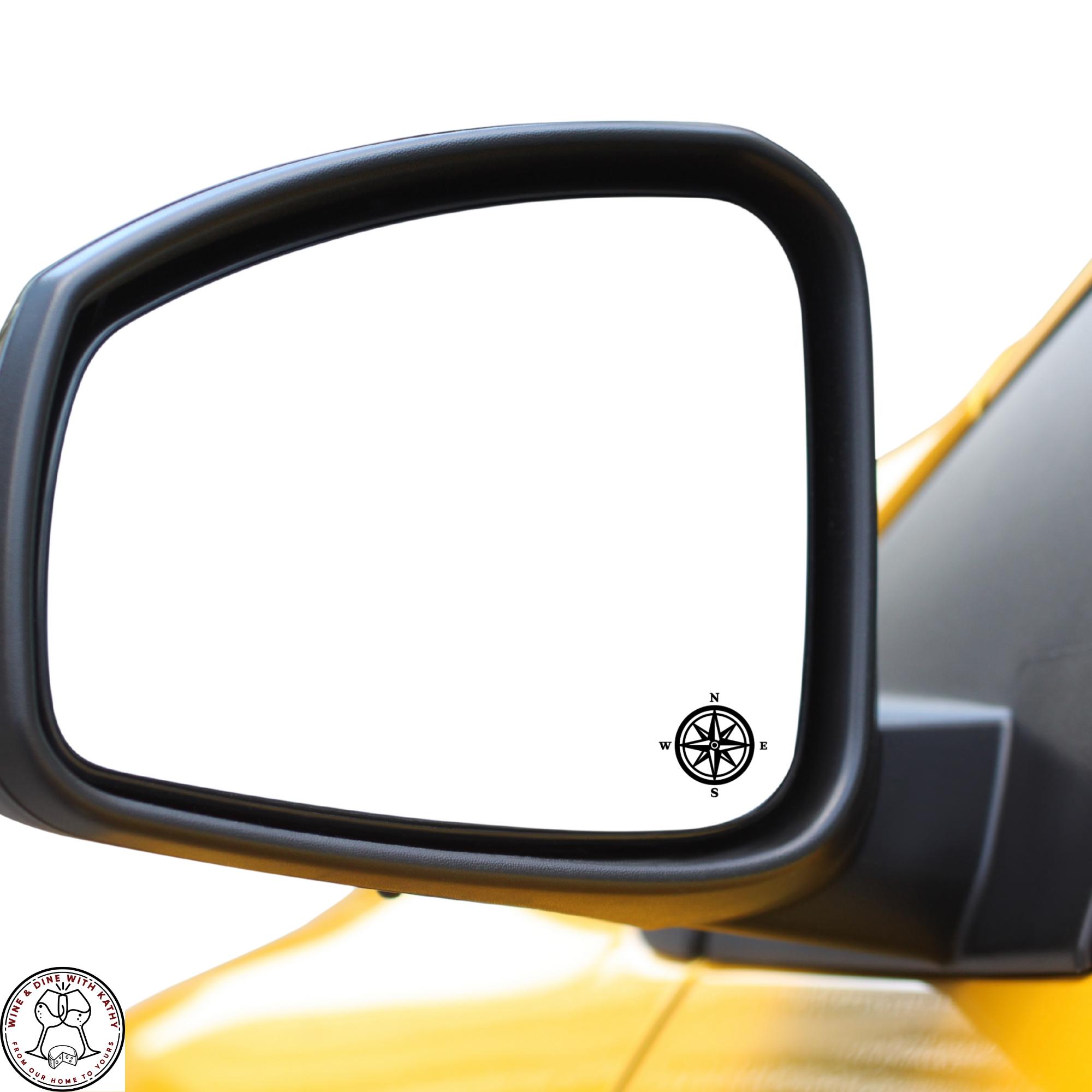 Compass Mini Decal, Navigation Decal, Rearview Mirror Decal, Mini Decal ...