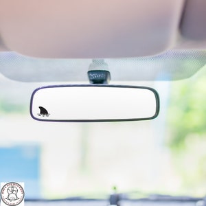 Shark Fin Mini Decal, Shark Decal,  Rearview Mirror Decal, Mini Decal, Easter Egg, Indoor/Outdoor Vinyl, Many Colors, FREE SHIPPING