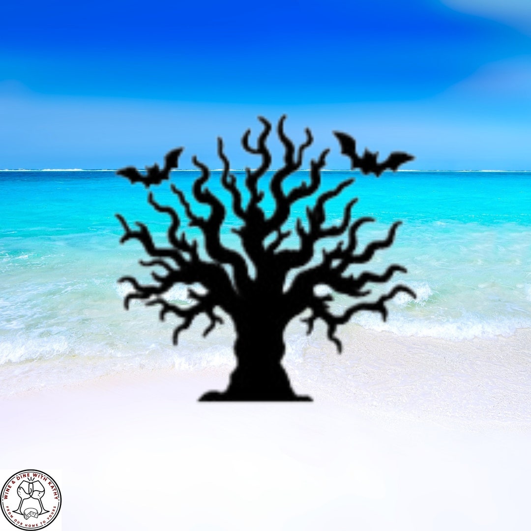 Devious Tree Sticker Tree With Bats Decal Listing, Spooky Tree , Car Decal, Wall Decal ...