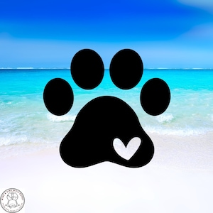 Paw Decal, Pet Decal, Cat Paw, Dog Paw - Car Decal, Wall Decal, Indoor/Outdoor, Waterproof, Vinyl, Many Colors & Sizes, FREE SHIPPING