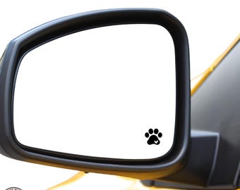 Paw Decal, Pet Lover, Pet Mom, Mini Paw, Rearview Mirror Decal, Mini Decal, Easter Egg, Indoor/Outdoor Vinyl, Many Colors, FREE SHIPPING