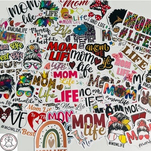 Moms Life Stickers, Mom Stickers, Mom Gifts, Random Sticker Packs 10/20/50 Pieces, NO REPEATS, Waterproof, Fade Resistant, Free Shipping