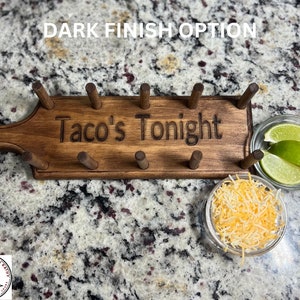 Taco Holder, Taco Server, Taco Stand, Taco Board - Personalization Available, Engagement Gift, Thank You Gift, Birthday Gift, FREE SHIPPING