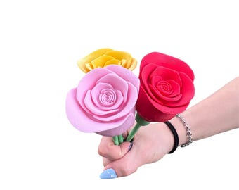 Rose with Hidden Middle Finger - Unique Mother&#39;s Day Gag Gift, Funny Floral Prank, Hilarious Gift for Mom, Sarcastic Mother&#39;s Day Present