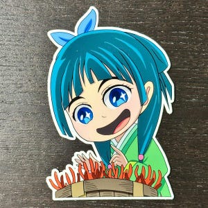 Apothecary Diaries MaoMao Chibi Fan Art Sticker