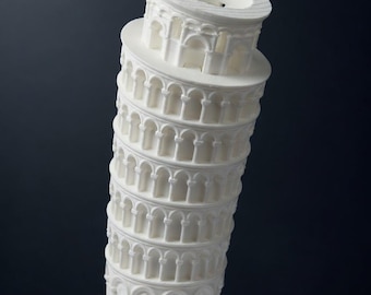 Leaning Tower of Pisa | 3D Printed Miniature | Italy Figurine | Architecture Decor | Italy Gift
