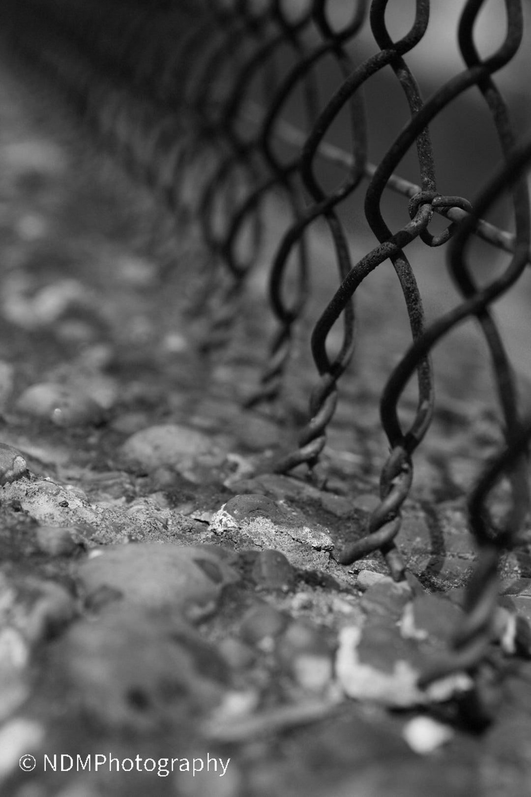 Black & White Chain Link Fence Photo, Quality Digital Art Instant