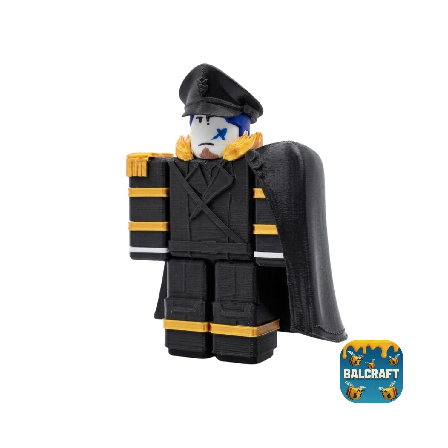 3D Printed FORSAKEN Roblx Figure Guest 1377 Captain Figure