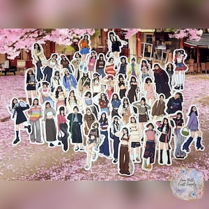 65 pezzi Adesivi K Fashion Girls