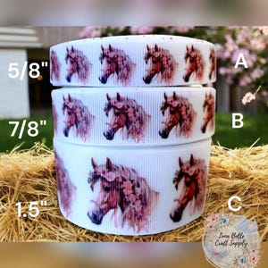 5/8 "oder 7/8" oder 1,5" Pferdeblumenkrone Country Band