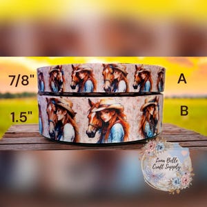 USRD 7/8&quot; of 1,5&quot; lint cowgirl paardenland