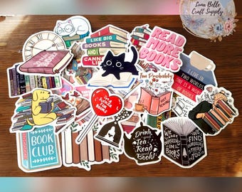 52 pcs Book Lovers Stickers - Pack A