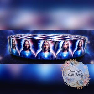 USRD 7/8&quot; Jesus Love Ribbon
