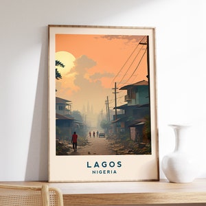 Nigeria Wall Art | Lagos Travel Print | Lagos Decor | Lagos Poster | Travel Print