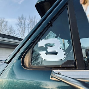 3 Dale Earnhardt (20 colors) Head Die Cut Vinyl Decal Sticker For Car Truck Motorcycle Window Bumper Wall Home Office Decor Yeti Cooler